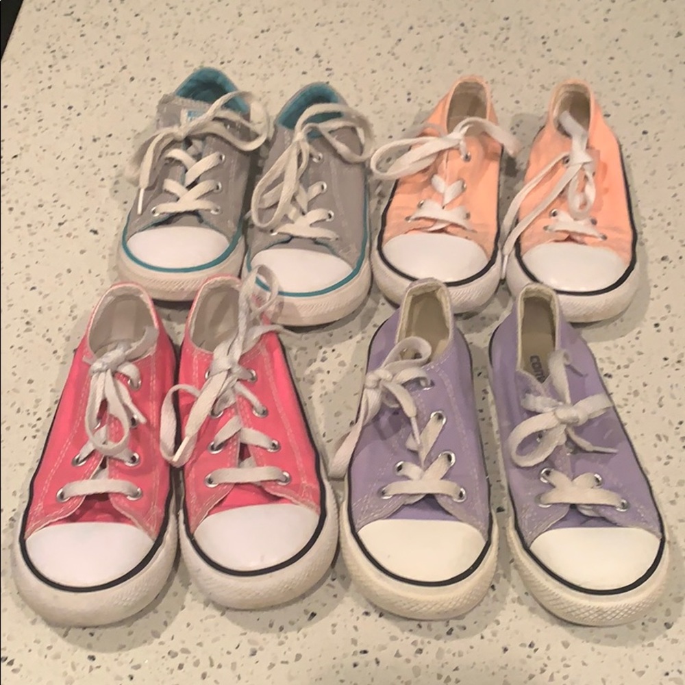 Lot of Girls  Toddler Converse size 10